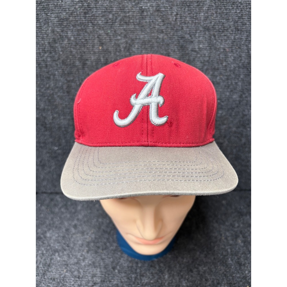 Top of the World Alabama Crimson Tide Youth Snapback Hat Red Grey Script A Logo